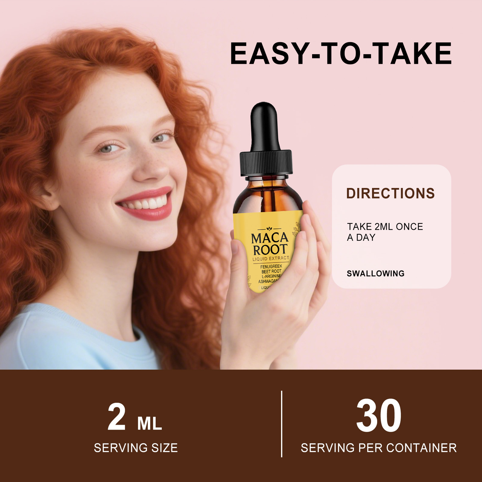 Female Vitality Homeostasis Care Drops Herbal Plant Ingredients Daily Protect Female Body Boost Vitality