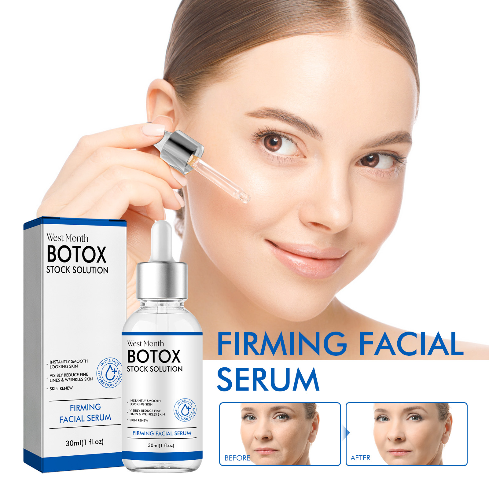 Face Serum Hydrating Nourishing Skin Softening Glow Boosting Elasticity Enhancing Daily Facial Care Essence