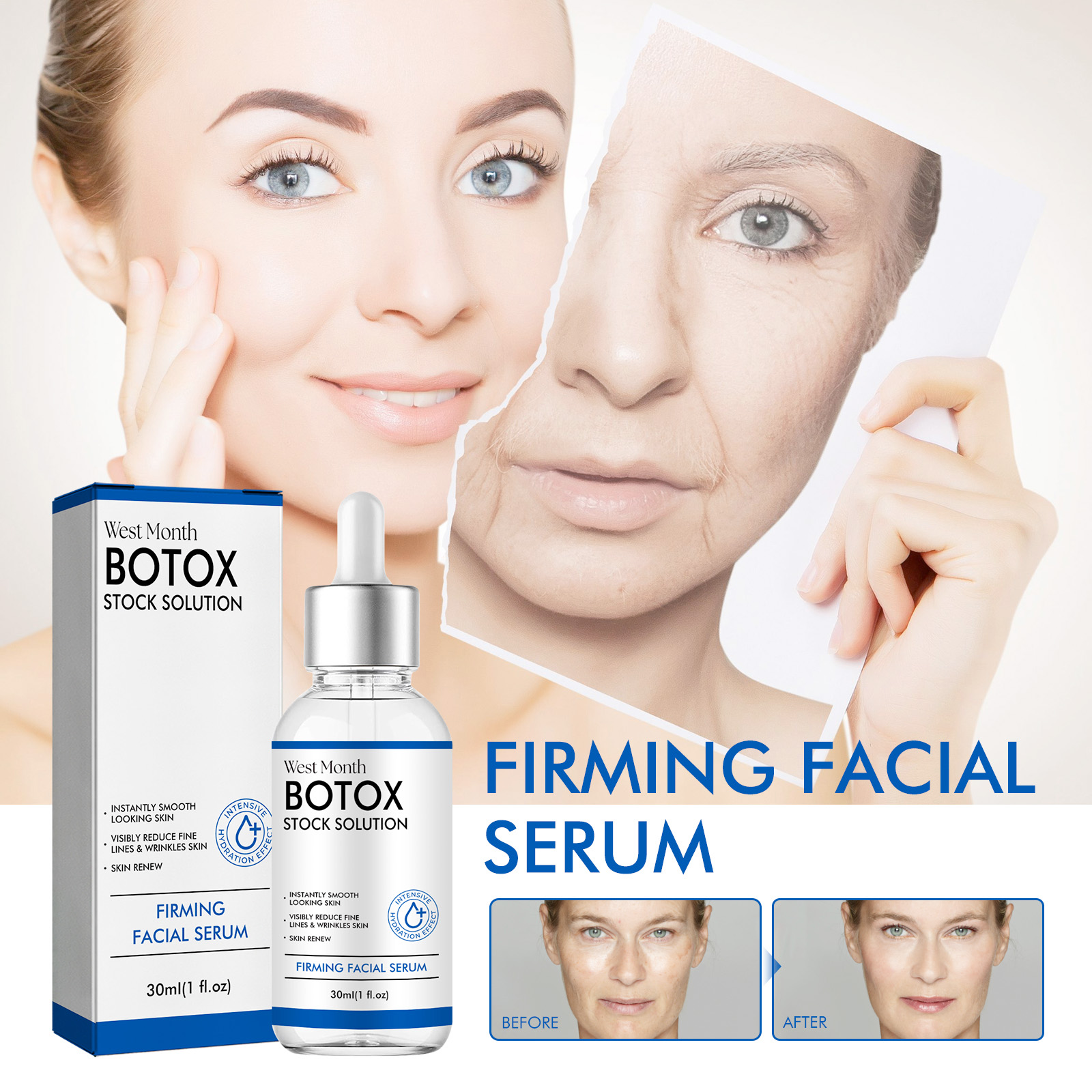 Face Serum Hydrating Nourishing Skin Softening Glow Boosting Elasticity Enhancing Daily Facial Care Essence
