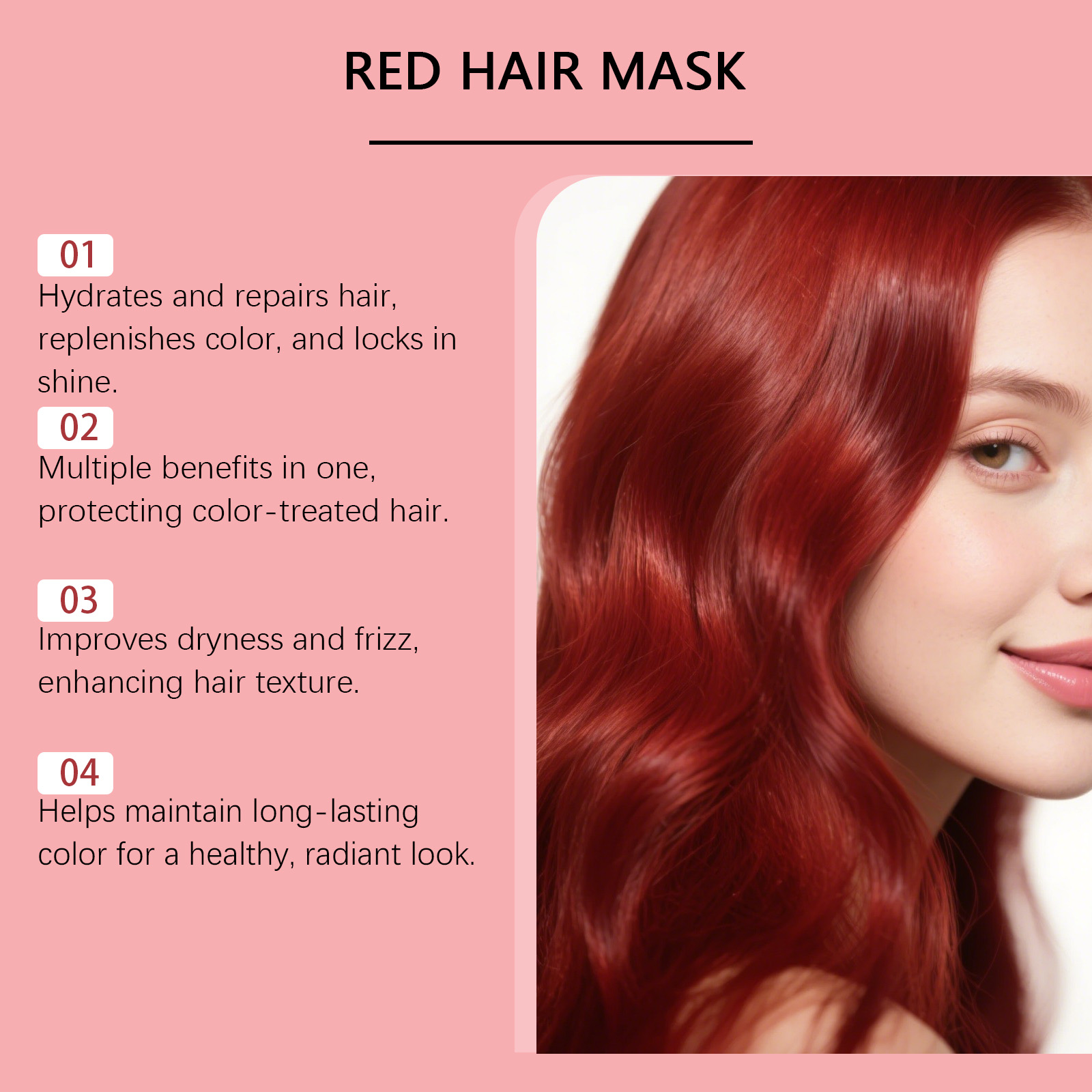 Moisturizing Hair Mask Deep Nourishment Smoothing Frizz Control For Dry Damaged Hair Daily Care Treatment