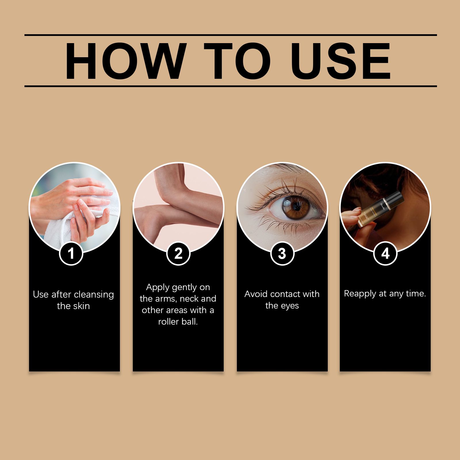 Men Roll On Cologne Sandalwood Woody Fresh Portable Long Lasting For Daily Wear