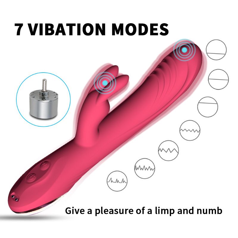 Adult Sex Toys for Women Vibrating Wand Dual Vibration Dildo G Spot Female Massager Clitoral Stimulators