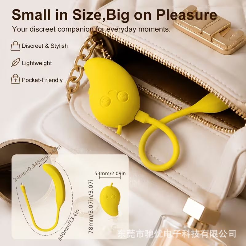 (Mango Banana Love Egg) Sucking Love Egg Vibrating Adult Sex Toy G-Spot Vibrators For Women Pleasure Massager Clitoral Stimulator Mango Shaped APP Remote Control 