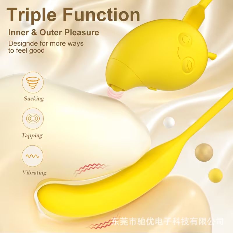 (Mango Banana Love Egg) Sucking Love Egg Vibrating Adult Sex Toy G-Spot Vibrators For Women Pleasure Massager Clitoral Stimulator Mango Shaped APP Remote Control 