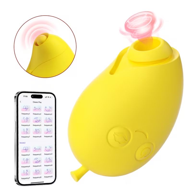 (Mango Love Egg) Sucking Love Egg Vibrating Adult Sex Toy G-Spot Vibrators For Women Pleasure Massager Clitoral Stimulator Mango Shaped APP Remote Control 