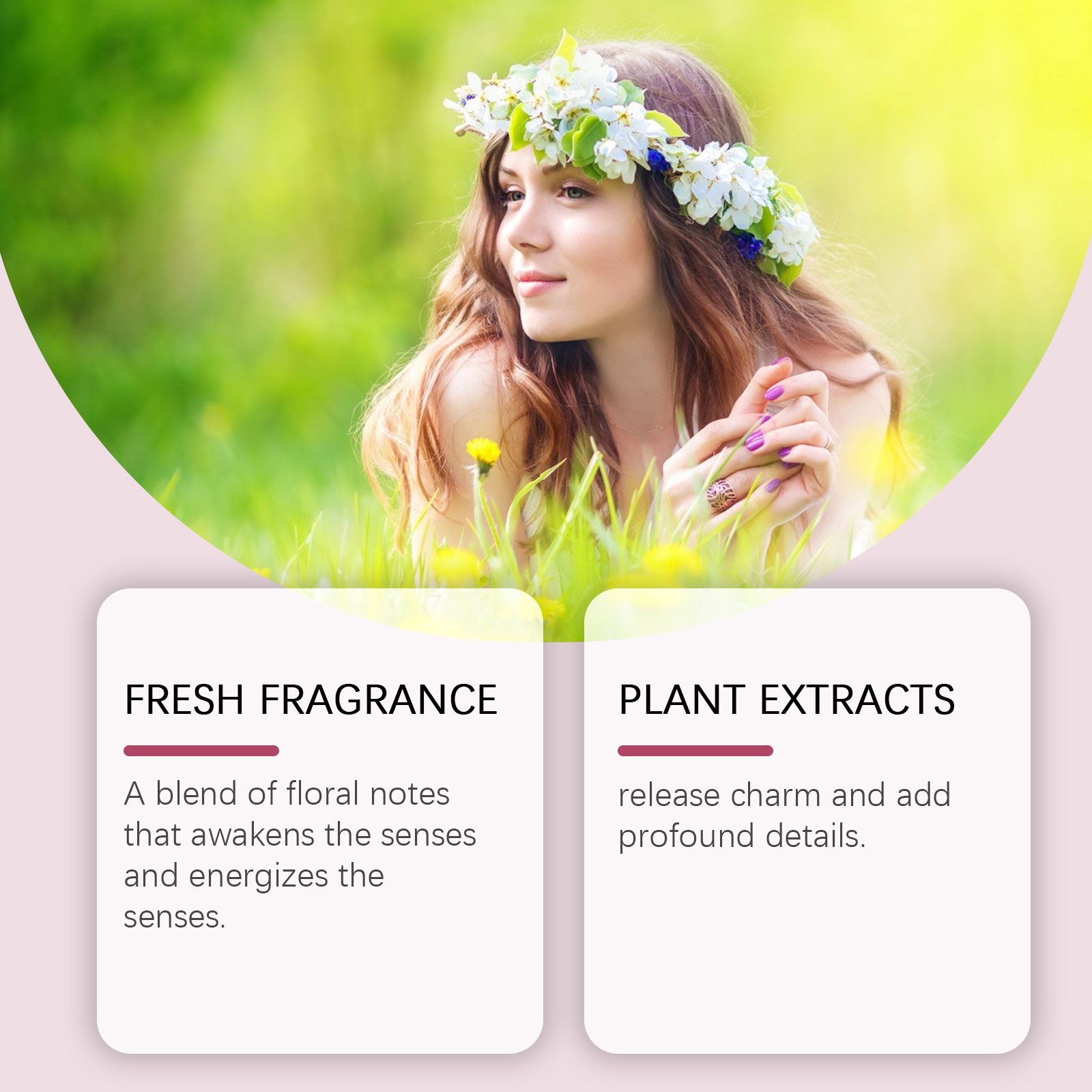 Light Floral Perfume Fresh Elegant Long Lasting For Daily Wear And Gifting