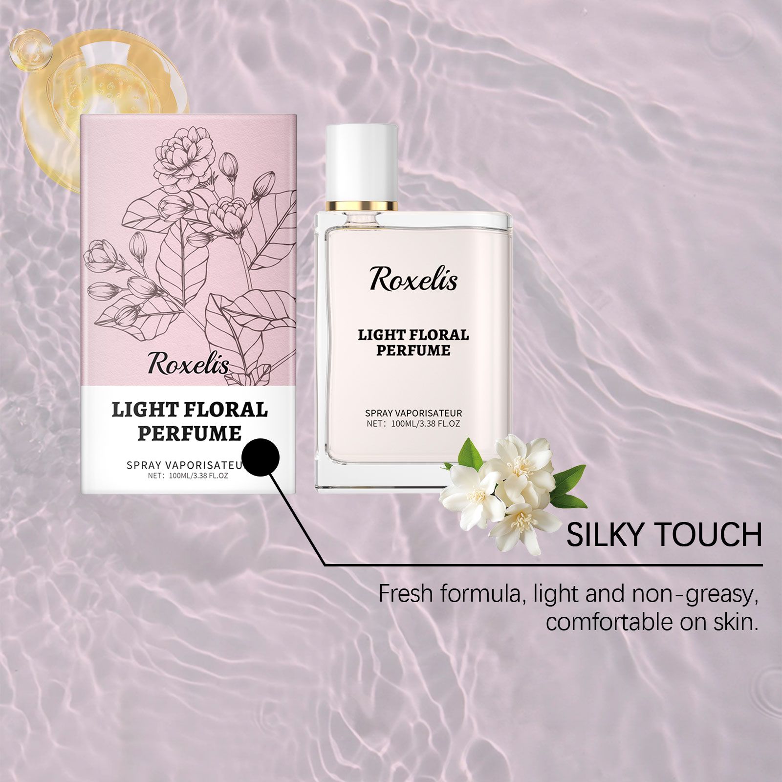 Light Floral Perfume Fresh Elegant Long Lasting For Daily Wear And Gifting