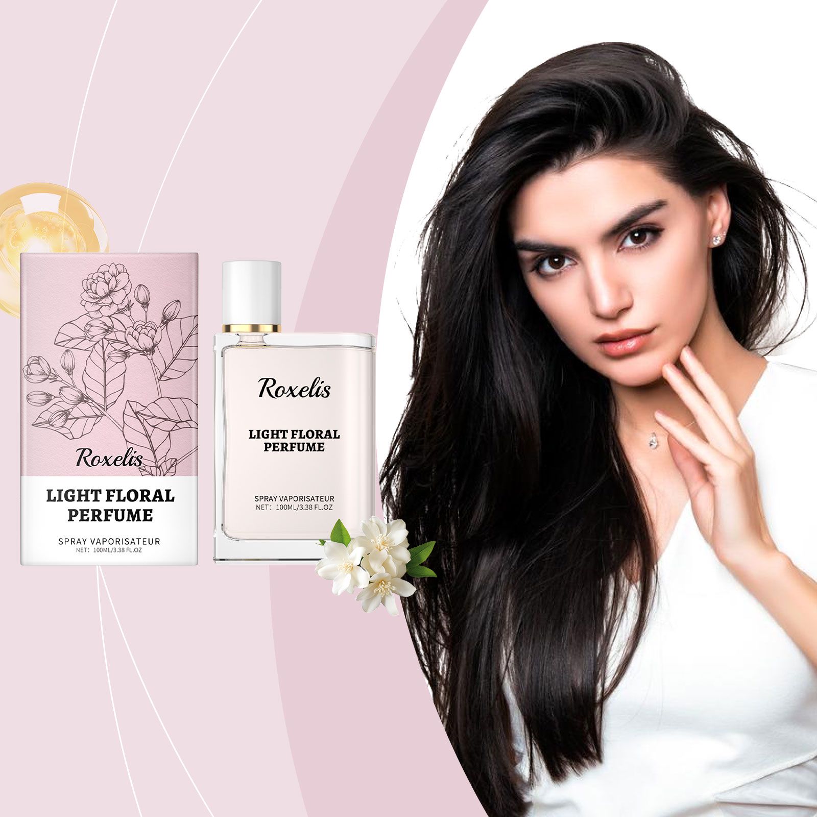 Light Floral Perfume Fresh Elegant Long Lasting For Daily Wear And Gifting