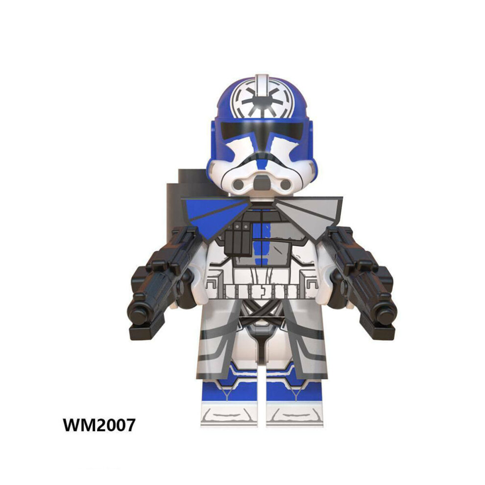 4PCS Star Wars Clone Trooper Cody Rex Commander Fit Lego Minifigures