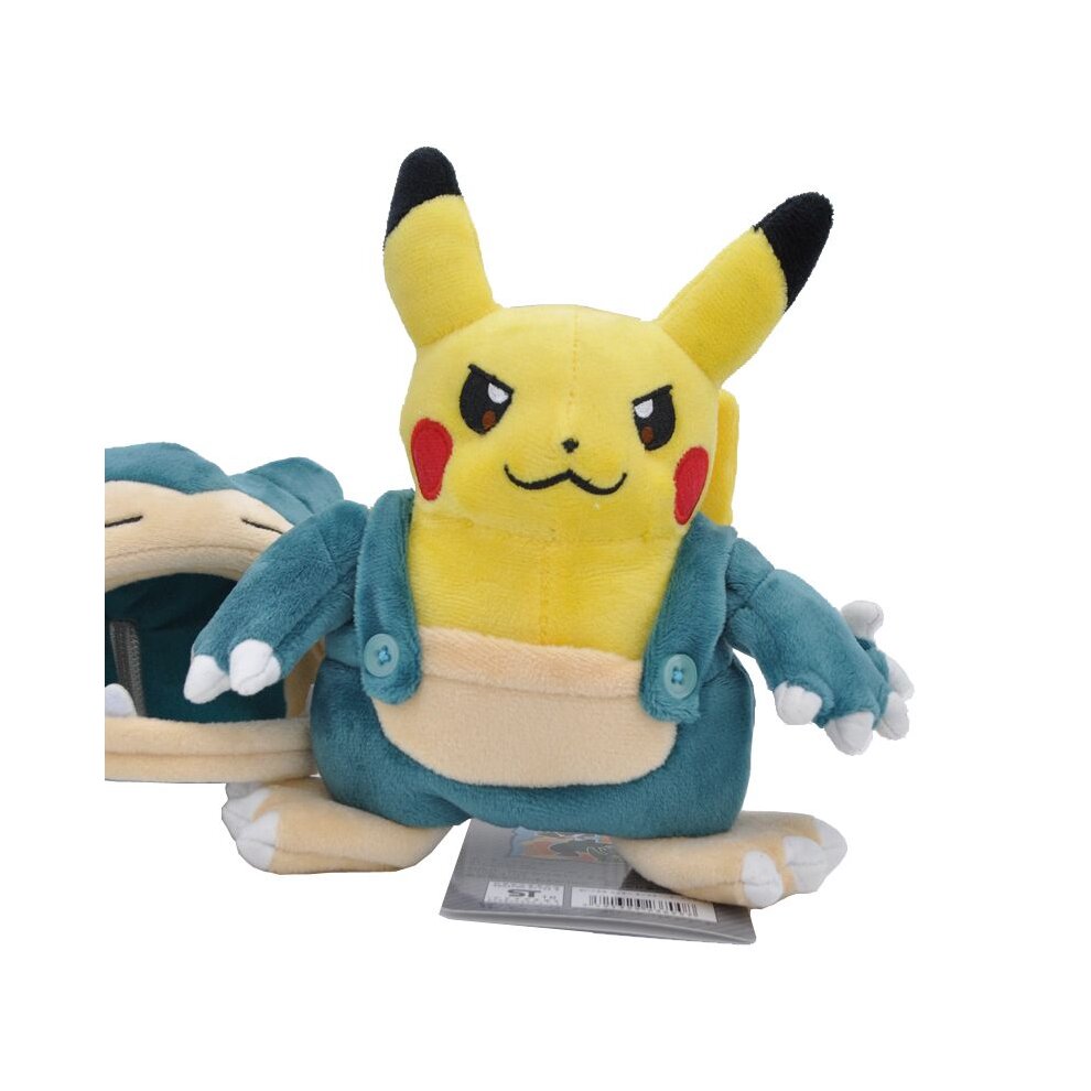 Pokemon Soft Plush Toy Stuffed Doll 20CM Cosplay Snorlax Pikachu Cross Dressing