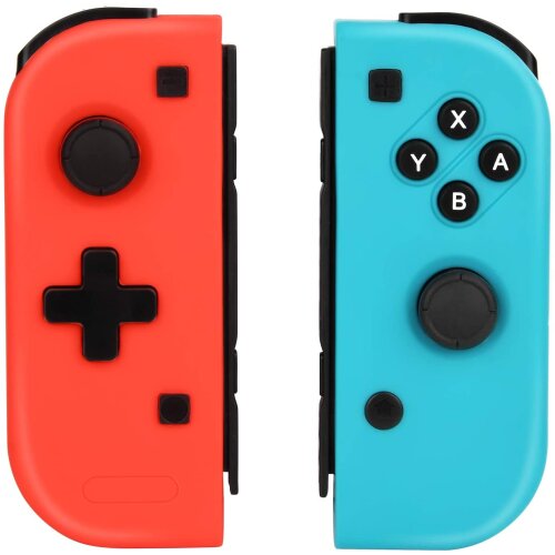 TechKen Switch Joycon Controller for Nintendo Switch Console, Wireless L/R Remote Gamepa