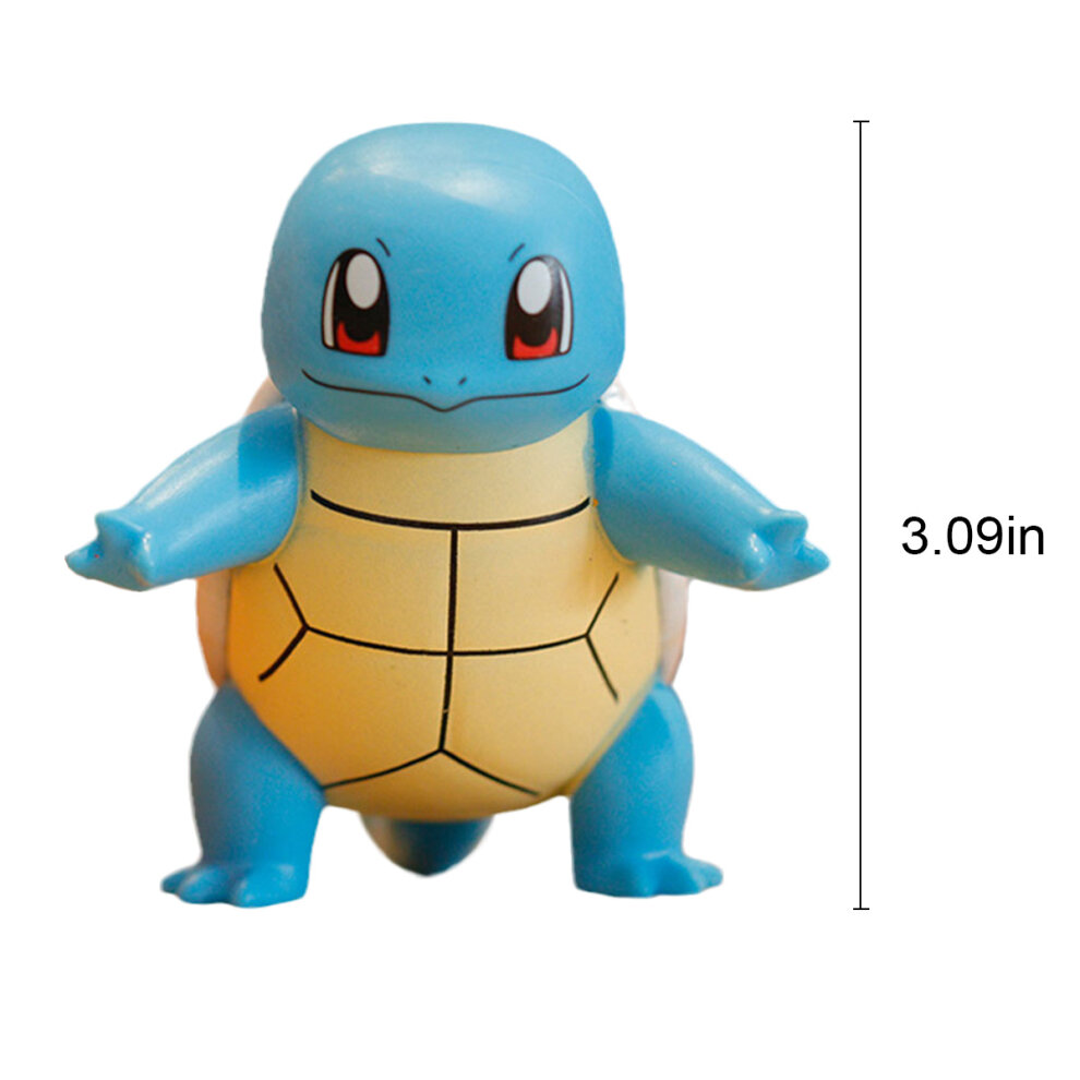Pokemon Figures Mini Monster Pikachu Toy Cake Topper Kids Gift Model