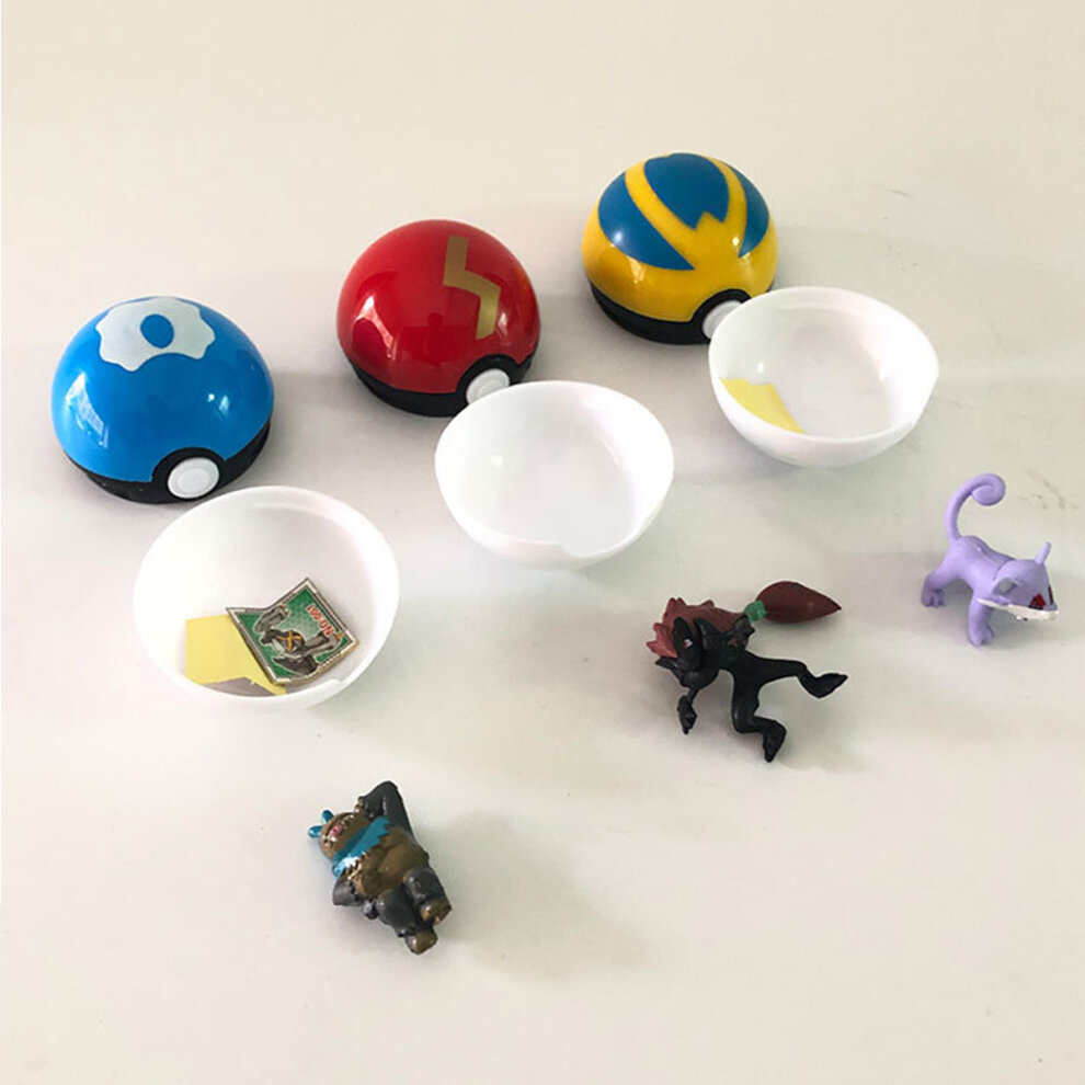12pcs Pokemon Ball Pokeball Set Kids Toys Figures Pikachu Child Gifts