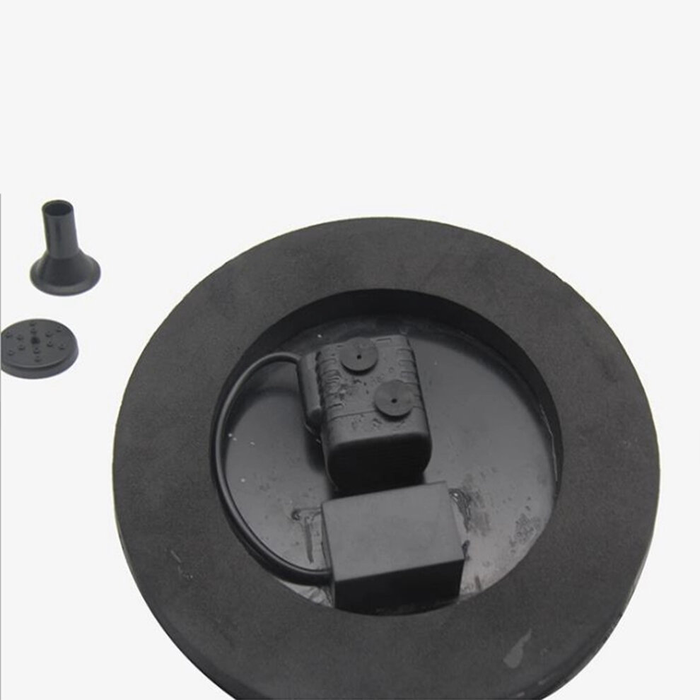 16cm Solar Bird Bath Fountain Pump with 4 Nozzles Garden Decoration