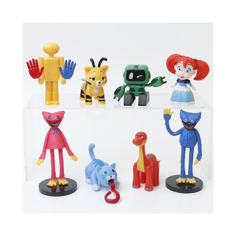 8Pcs/Set Poppy Playtime Huggy Wuggy Model Action Figures Toys