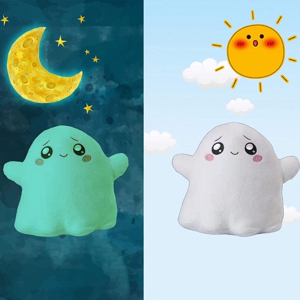 Glow in the Dark LankyBox Ghosty Plush Toy Pillow Xmas Gifts