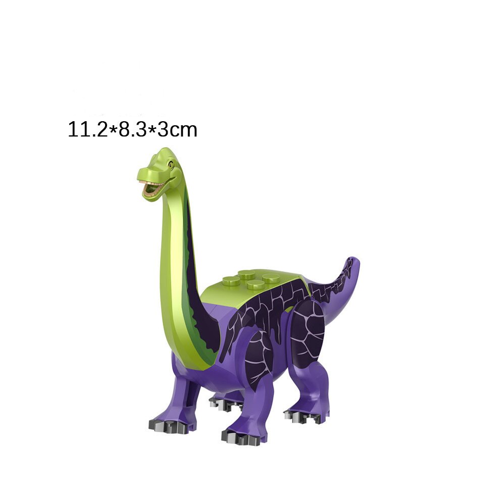8PCS Raptor Tyrannosaurus rex Building Block Minifigures Toys Fit Lego