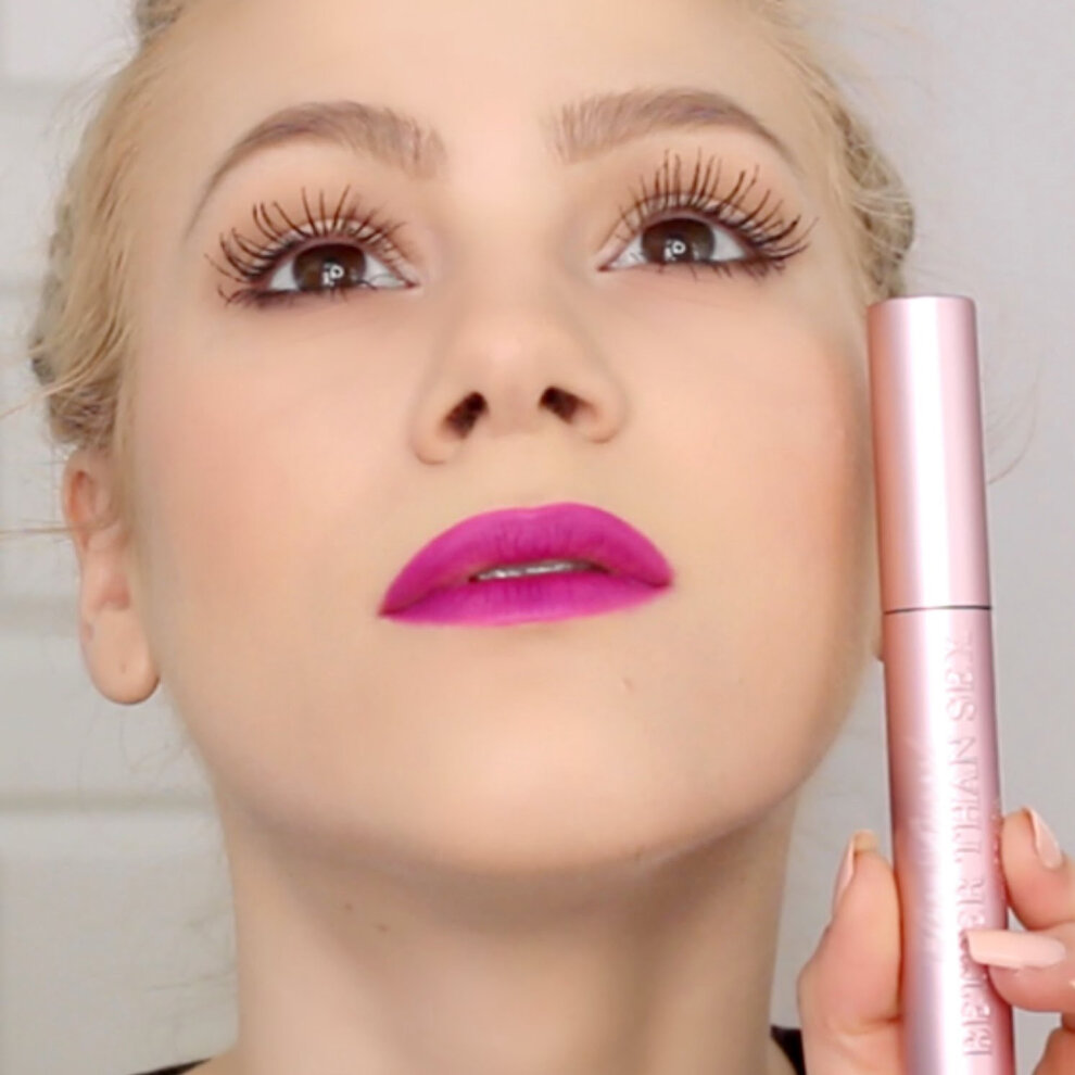 Better Than Sex Mascara Volumising Thickening Lash Eyelash Too Faced Cosmetics Lengthening Formula for Mega Long Lashes Creates Natural-Looking Long and Defined Lashes for Women Black