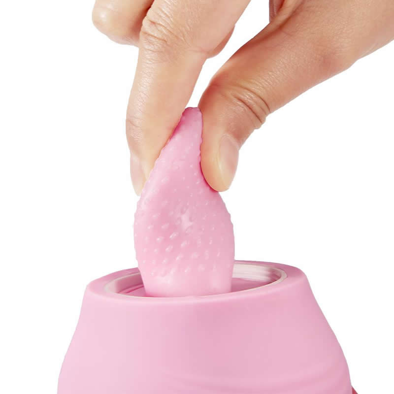 Clitoris Nipple Vibrator for Her Bunny Tongue Licking Clitoris Breast Stimulator G-Spot Massager Egg Sucker Masturbator Adult Oral Sex Toys for Couples and Women Rechargeable