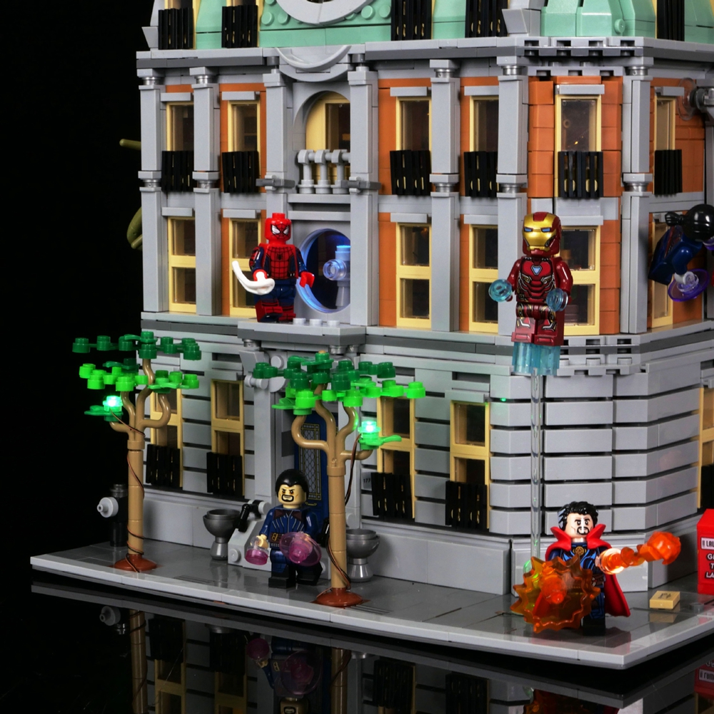 Building Blocks Marvel Sanctum Sanctorum, 3-Storey Modular Building Set, with Doctor Strange and Iron Man Minifigures, Infinity Saga Collectible color Multicolor For Kids Birthday Gift