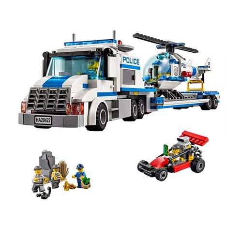 City Police Police Helicopter Chase Building Blocks Building Set for Kids