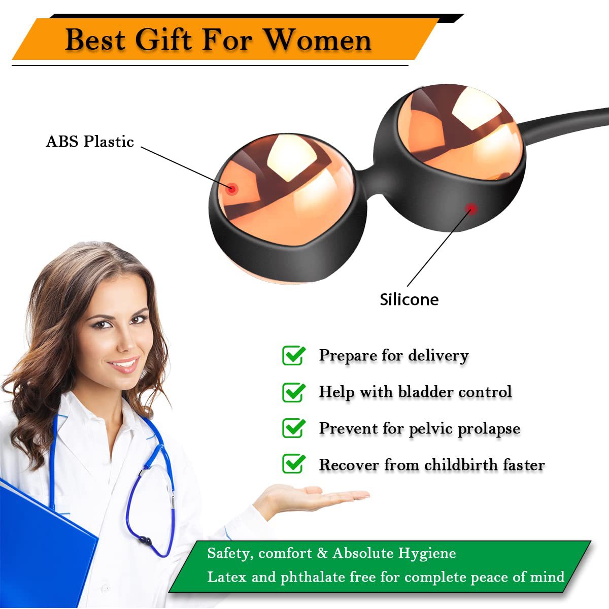Egg Vibrator Orgasm Sex Toys Adult Products Vaginal Practice Vibrator Exercise Kegel Ball Silicone Ben Wa Balls Tightening Set Wearable Remote Control