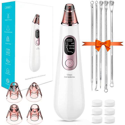 Blackhead Remover Vacuum Electric Pore Suction Remover Tools Acne Comedone Extractor Tool