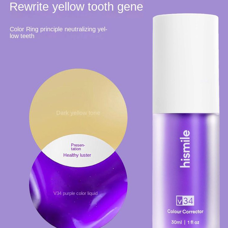 Hismile V34 Colour Corrector Serum Teeth Whitening Stain Removal