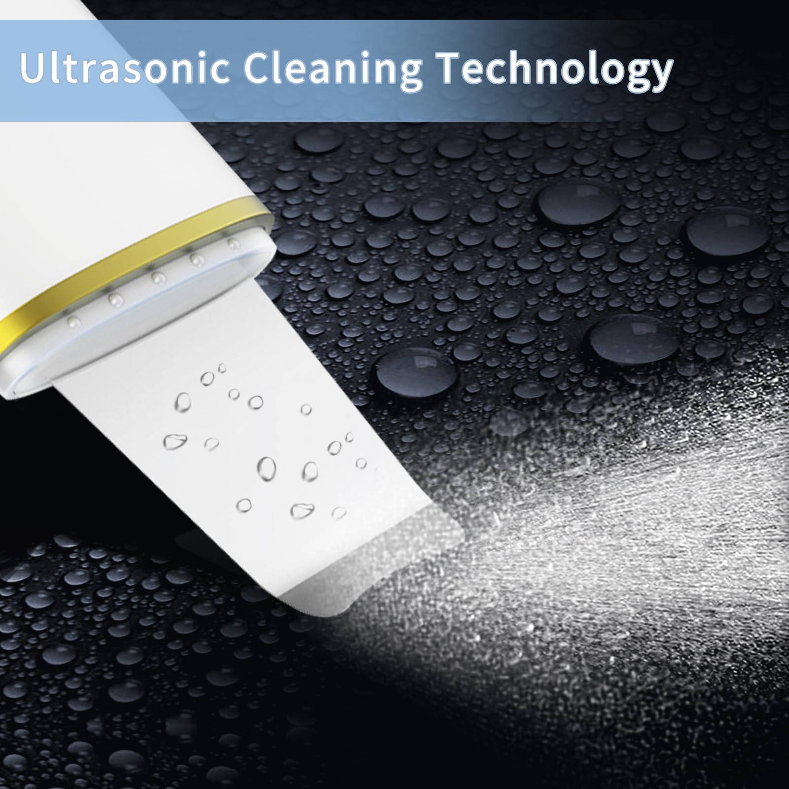 Ultrasonic Skin Scrubber Facial Skin Scrubber Electric Skin Spatula for Deep Cleaning Blackhead Pores Removal Skin Care LCD Display USB Rechargeable