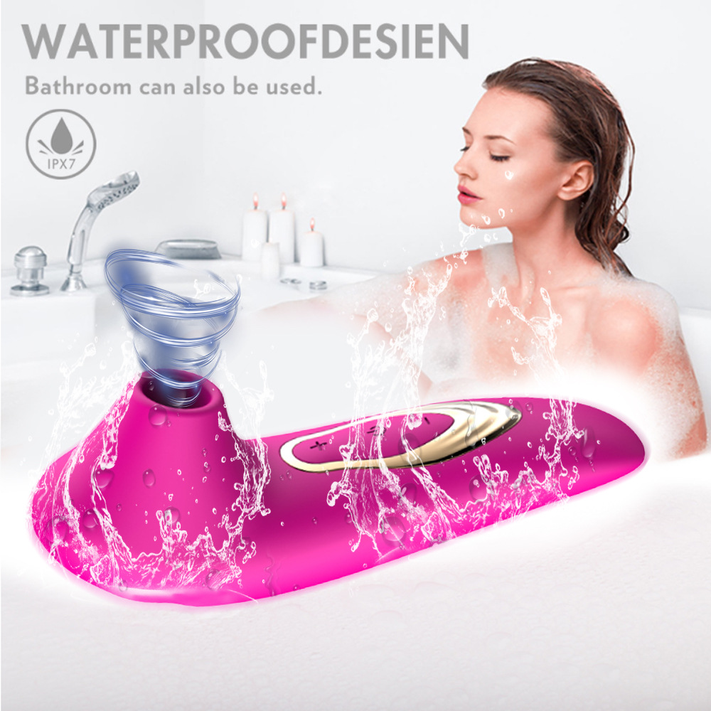 (Rose Red) Vibrators for Women Clitoris Sucker Nipple Vibrator Female Vagina Vacuum Stimulator Tidal Masturbator Sex Toys Adults 10 Modes Stick Clitoral Massage