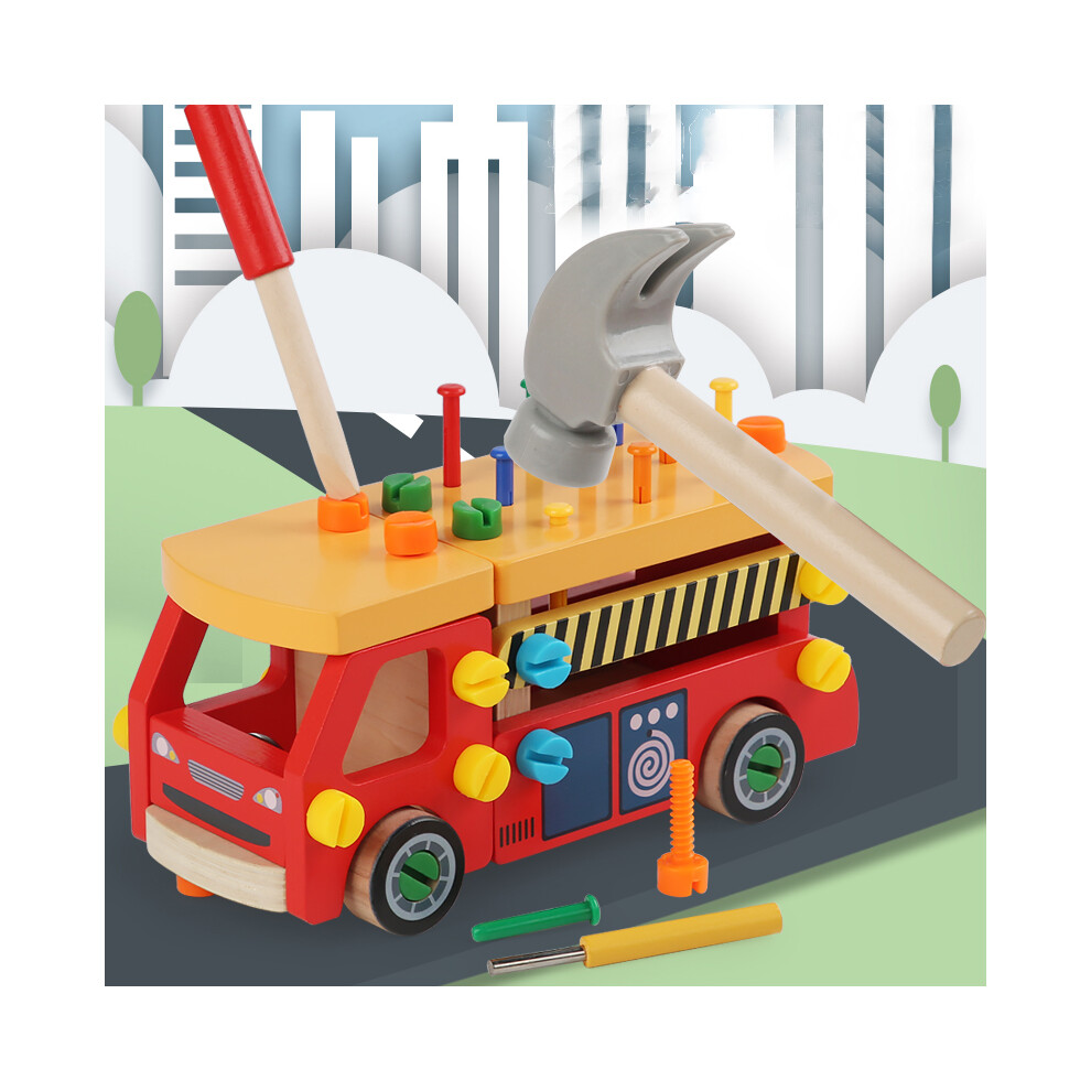 Children 3D Busy Board Wooden Toys Montessori Game Simulation Pretend Play Screw Tools Fine Movement Training Educational Toys
