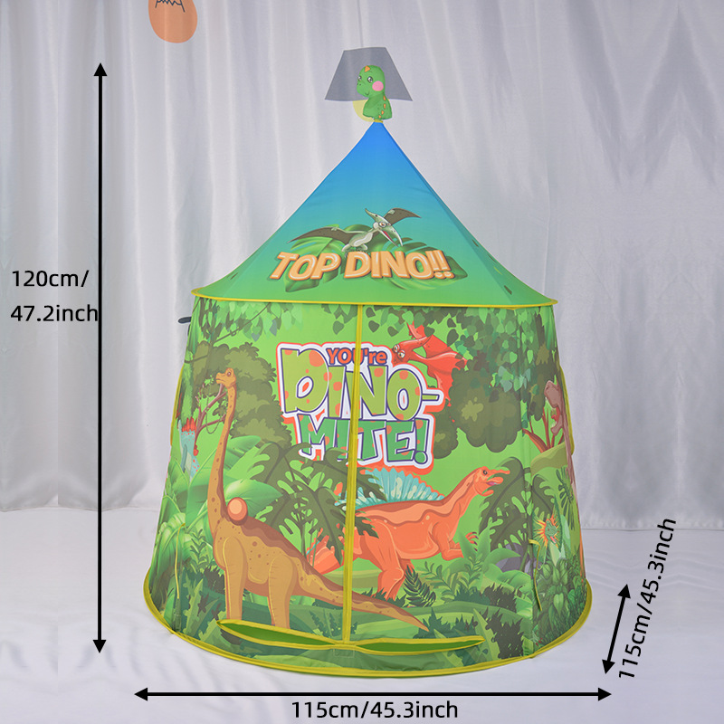 Jurassic Park Kids Folding Playhouse Jurassic Park Dinosaurs Tent Toddler House Indoor Outdoor