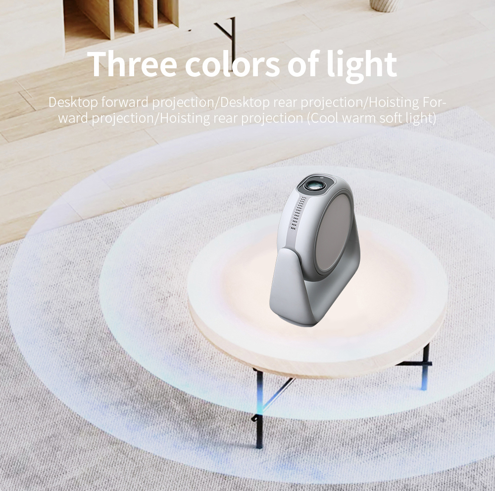 Mini Smart Outdoor Projector Android Wifi BT 4K 1080P 1280x720P HD Home Cinema Video Movie Outdoor Projector With Battery LED Light