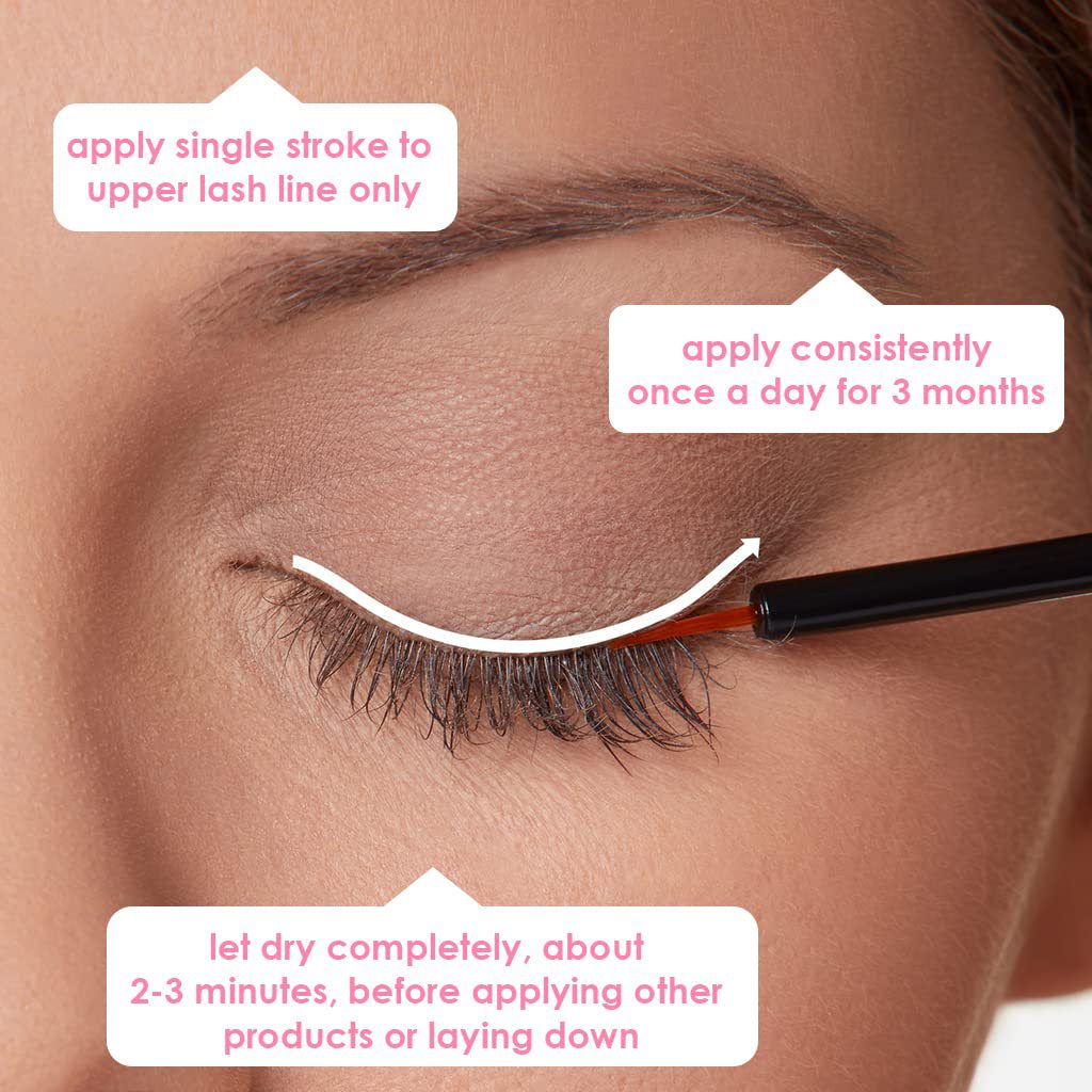 Fast Eyelash Growth Serum Natural Eyelash Enhancer Longer Fuller Denser Lashes Hair Growth Products Eyelash Moisturizing Nourishing Liquid Eye Care 8ml