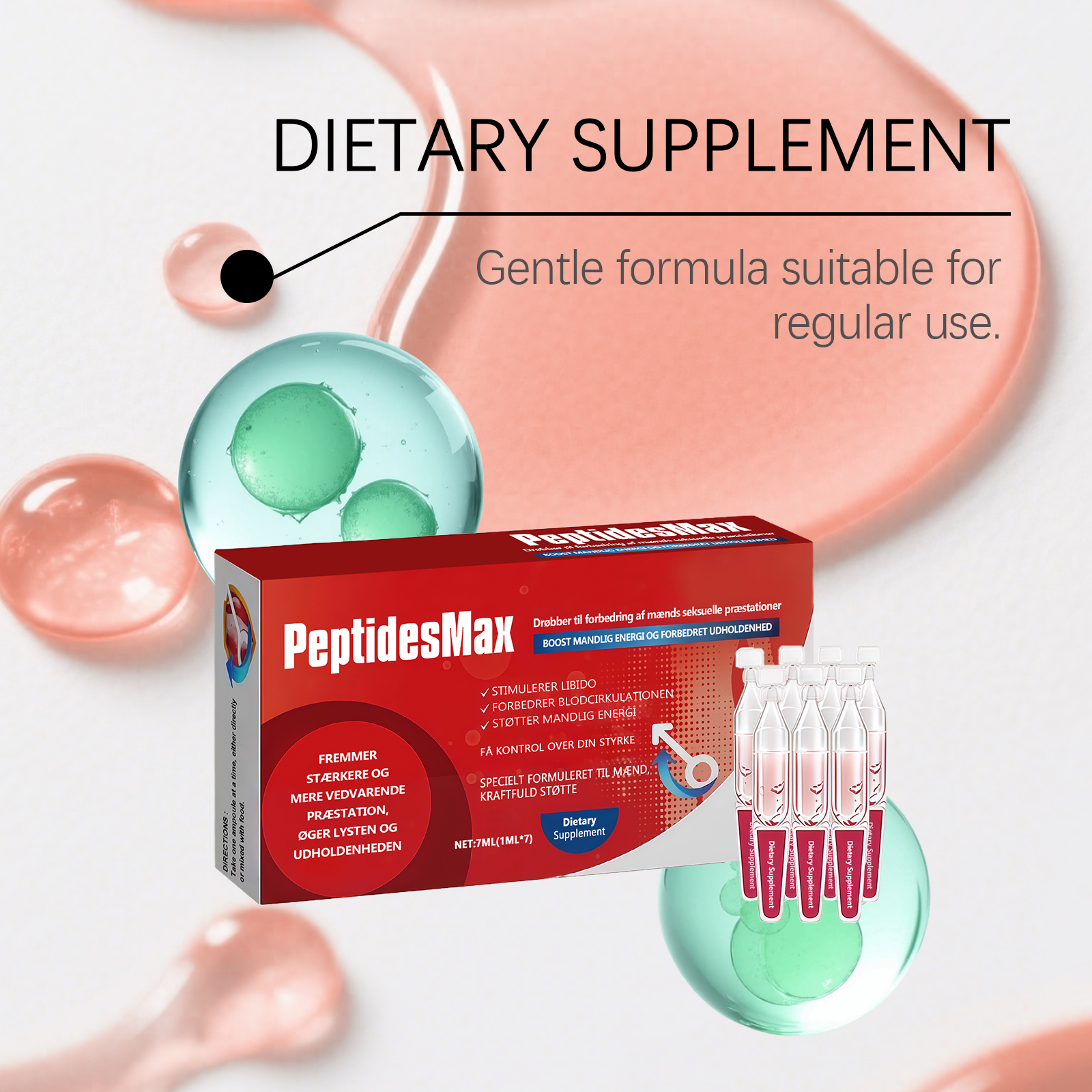 Dietary Supplement Maca Root Excract Men's Life Quality Drops | Gentle Daily Support for Energy & Wellbeing | Natural Supplement to Boost Vitality & Enhance Eve