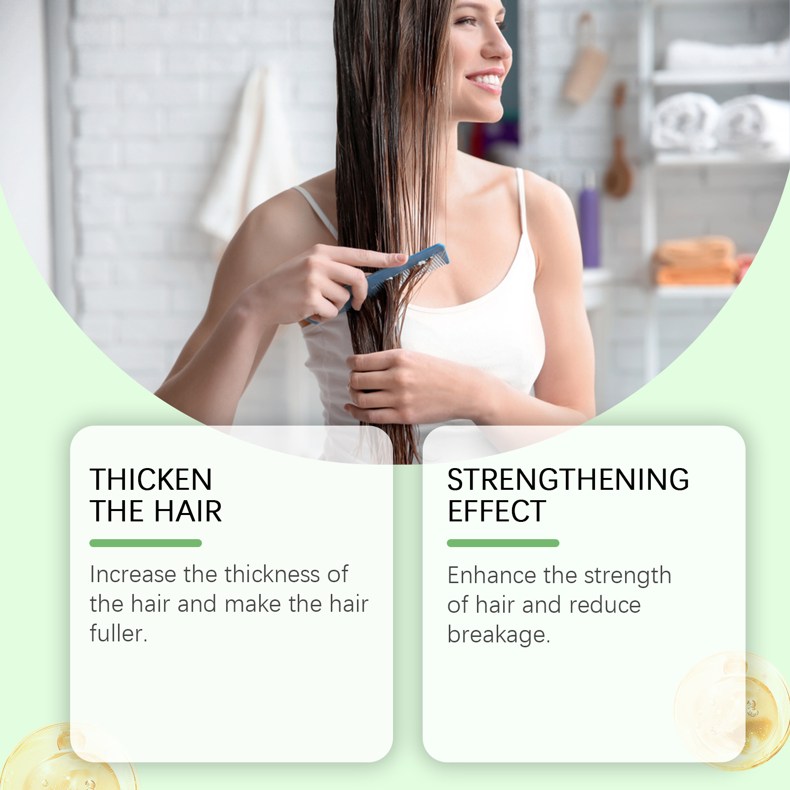 Rosemary Shampoo Soothing Scalp Anti Dandruff Refreshing Fluffy Repair Split Ends Plant Oil Control Nourishment Hair Shampoo