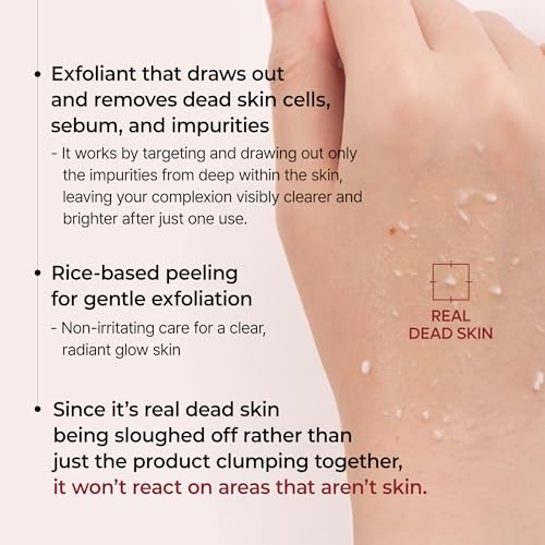 Dr.Melaxin Peel Shot Glow Rice Peeling Ampoule Duo Daily Soft Exfoliating Face and Body Scrub Dead Skin Cells Blackhead Remover All Skin Types Korean Skin Care
