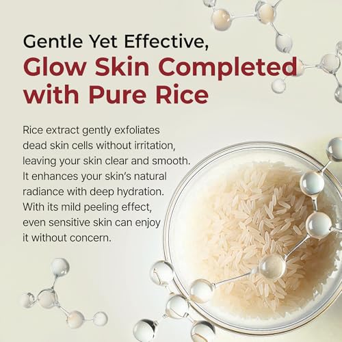 Dr.Melaxin Peel Shot Glow Rice Peeling Ampoule Duo Daily Soft Exfoliating Face and Body Scrub Dead Skin Cells Blackhead Remover All Skin Types Korean Skin Care