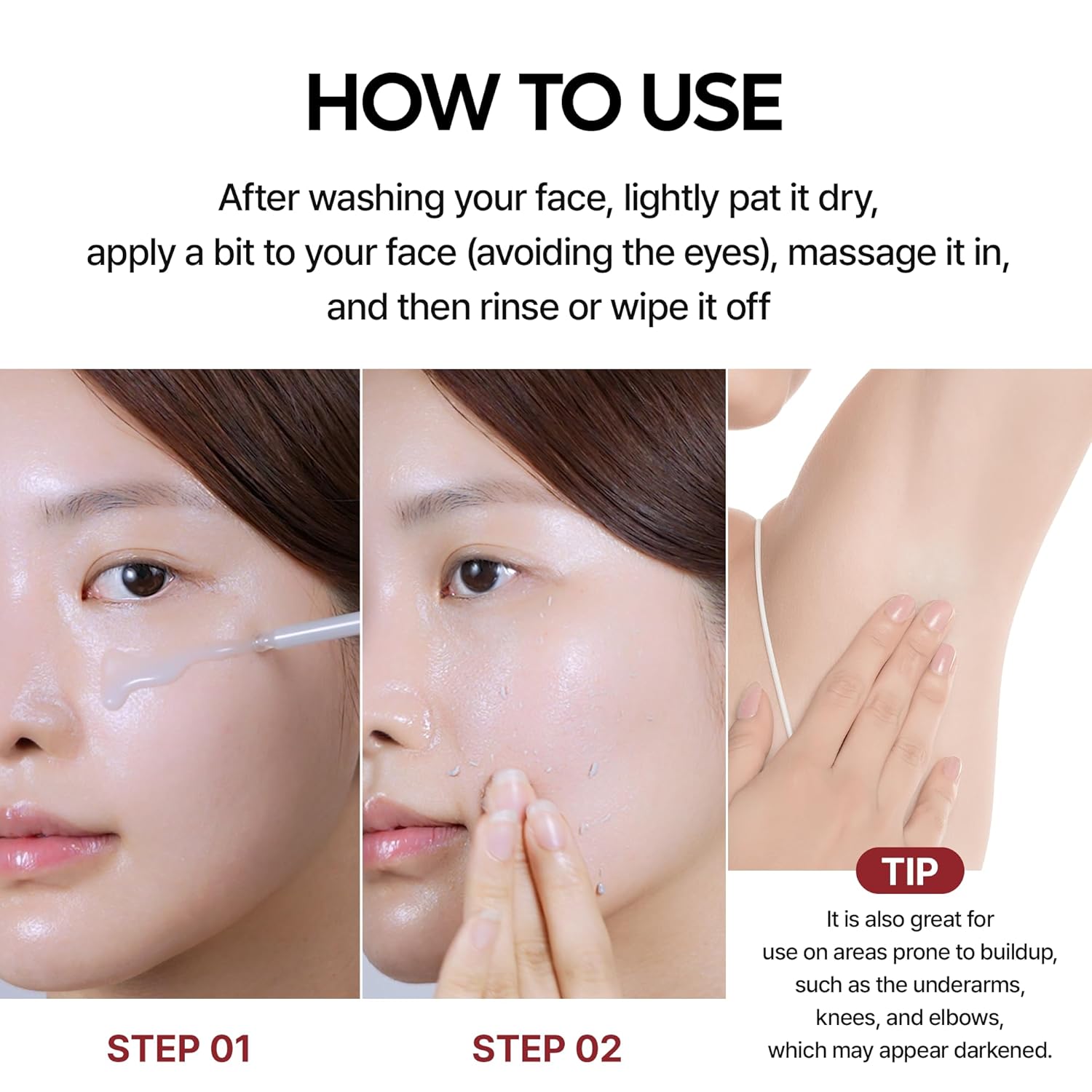 Dr.Melaxin Peel Shot Glow Rice Peeling Ampoule Duo Daily Soft Exfoliating Face and Body Scrub Dead Skin Cells Blackhead Remover All Skin Types Korean Skin Care