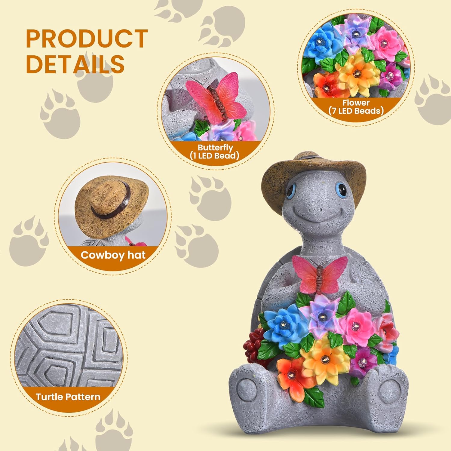 Solar Garden Ornaments Outdoor Birthday Gifts for Mothers Mum Women Grandma Nanny Presents Decorations for Easter Anniversary Statue Decor for Home House Warmin