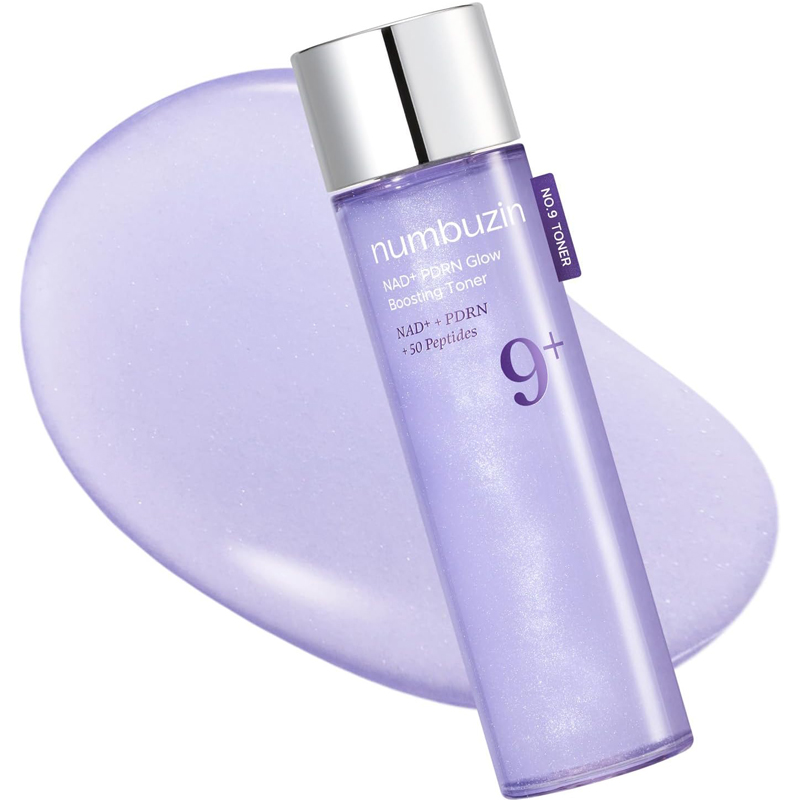 numbuzin No.9 Anti-Aging Essence Toner 150ml with NAD PDRN Hydrating Firming Care for Wrinkles Fine Lines Glow Boosting Toner Korean Skincare