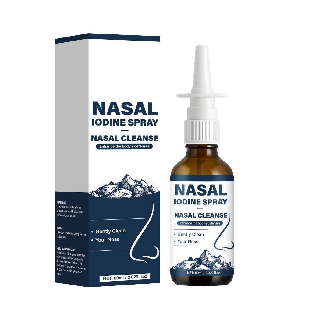 Iodine Nasal Cleanser For Moisturizing Soothing And Daily Nasal Hygiene Care 60ml