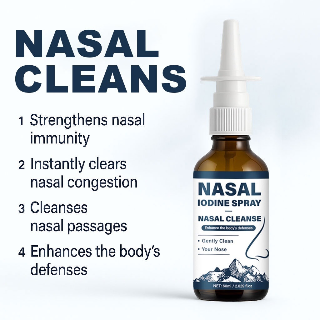 Iodine Nasal Cleanser For Moisturizing Soothing And Daily Nasal Hygiene Care 60ml