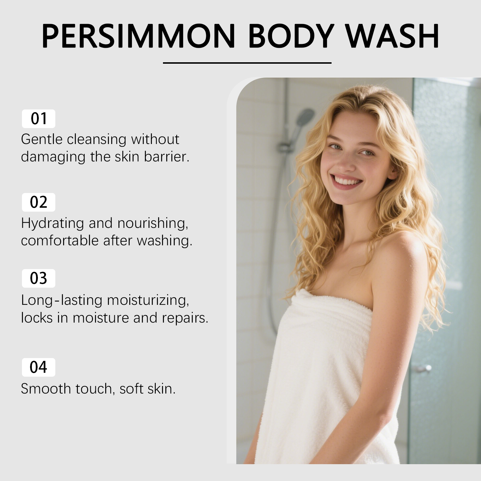Body Wash Orange Fragrance Mild Cleansing Nourishing Refreshing Moisturizing Skin Care For Human Body