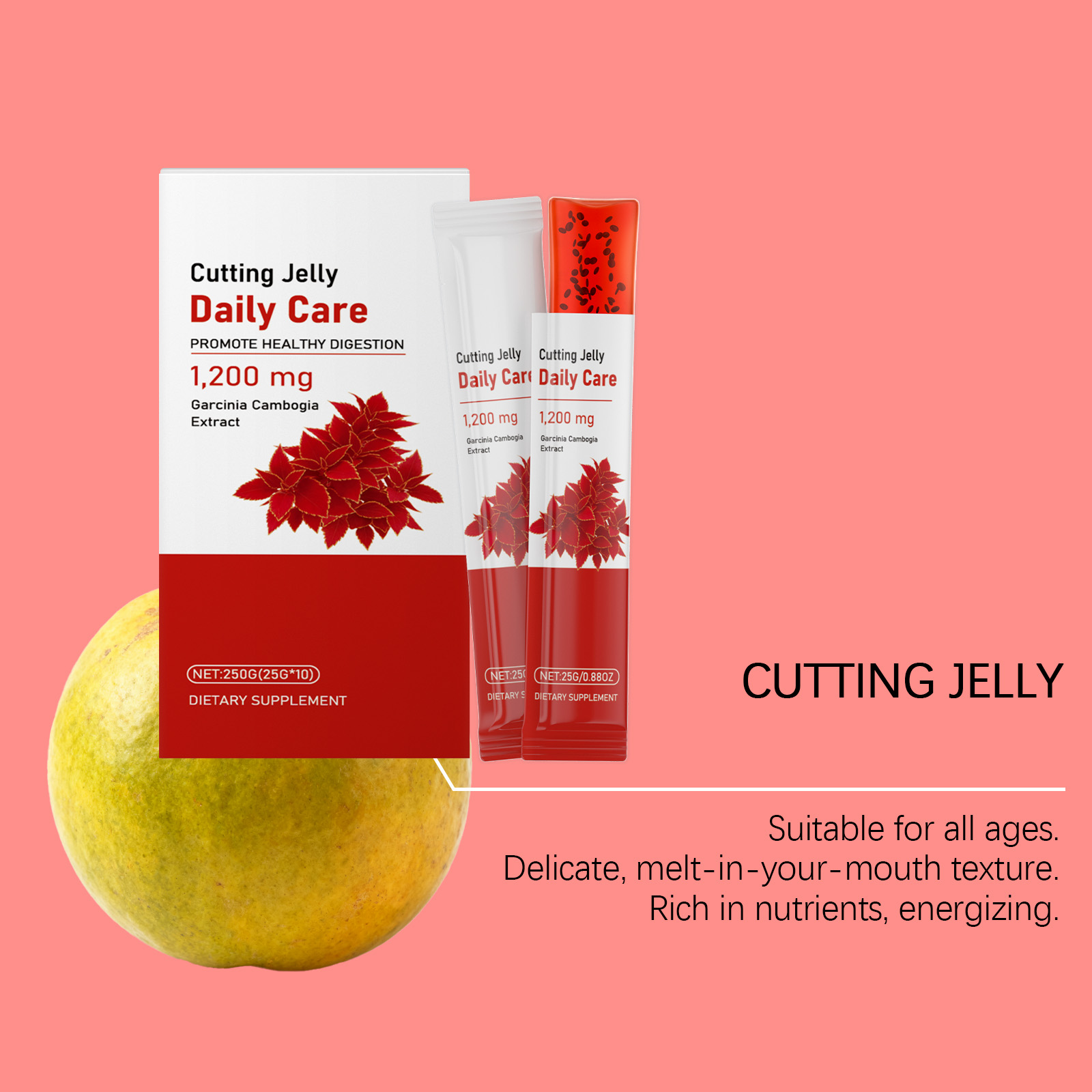 Garcinia Cambogia Jelly Improve Physical Condition Nourish Body Boost Daily Energy Daily Diet Nutritional Supplement
