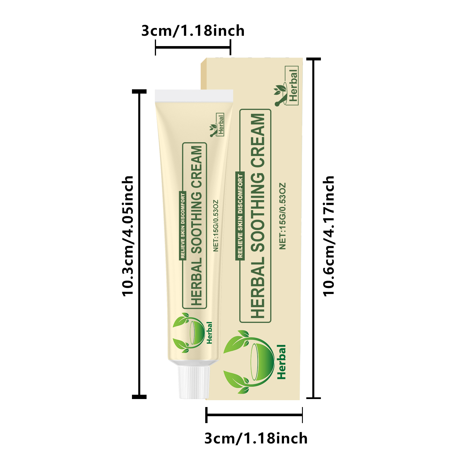 Herbal Skin Care Cream Deep Moisturizing Silky Texture Nourish Skin Relieve Dry Tight Daily Application On Body