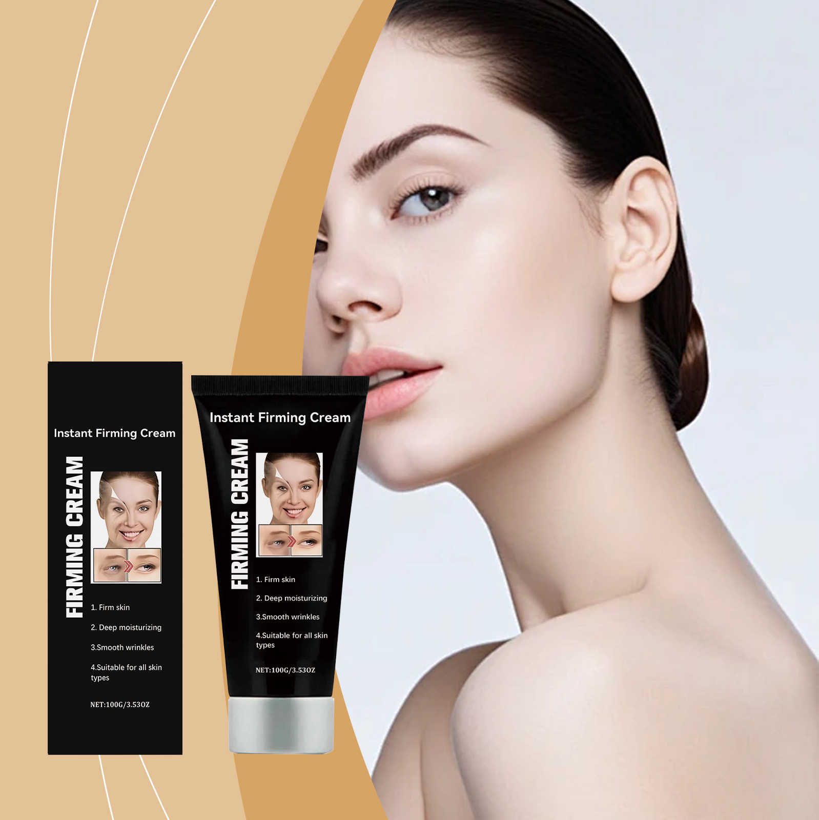 Facial Moisturizing Cream Daily Hydrating Brightening Lock Skin Water Nourish Soften Skin Complexion