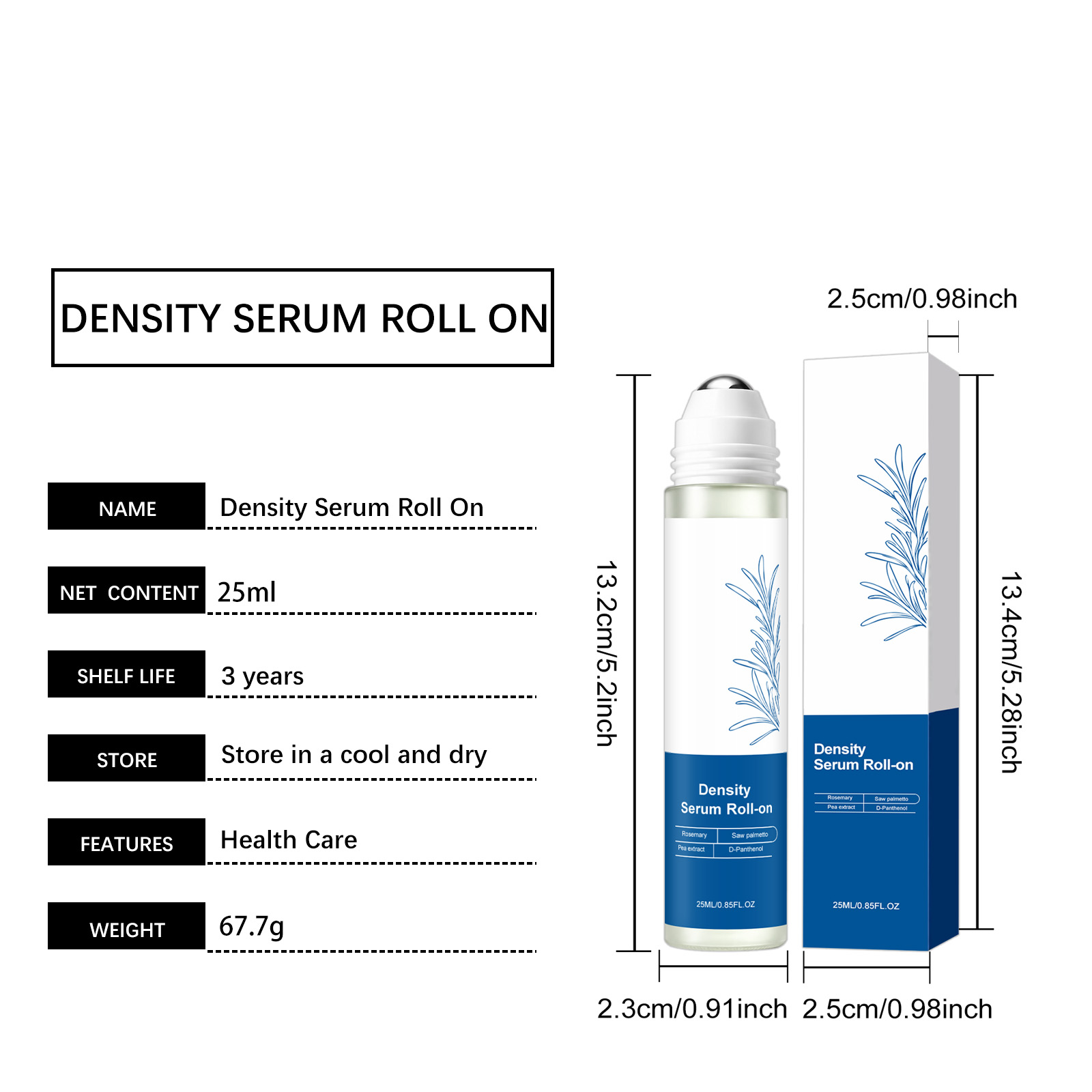 Hair Care Roller Essence Fluid Refreshing Non Sticky Rinse Free Time Saving Mini Zoned Care
