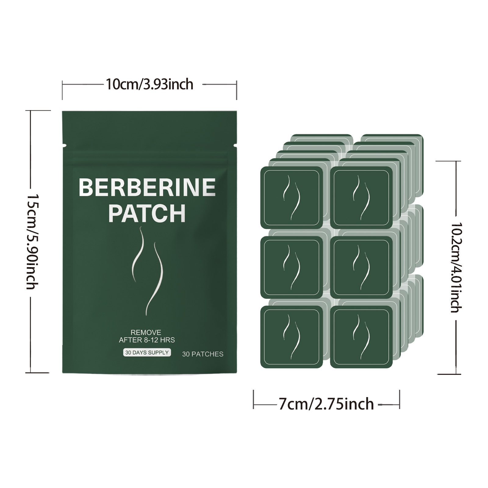 Berberine Care Patch Gentle Skin Nourish Figure Slim Light Fit Daily Navel Treatment Sticker