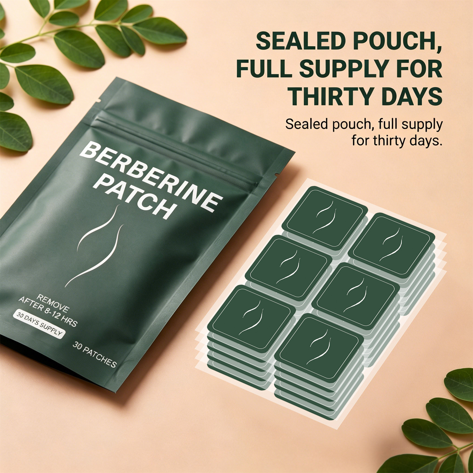 Berberine Care Patch Gentle Skin Nourish Figure Slim Light Fit Daily Navel Treatment Sticker